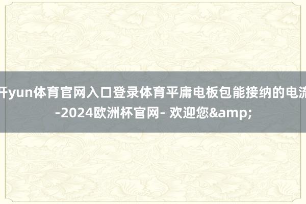 开yun体育官网入口登录体育平庸电板包能接纳的电流-2024欧洲杯官网- 欢迎您&