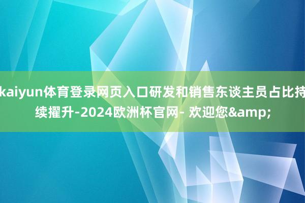 kaiyun体育登录网页入口研发和销售东谈主员占比持续擢升-2024欧洲杯官网- 欢迎您&